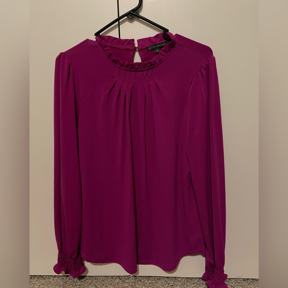 |Long sleeve polyester dress top - worn once|